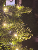 ÁRVORE PINHEIRO SINCELO 300 LEDS BICOLOR 860 GALHOS 2,10CM BIVOLT