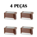 Kit Iluminação Solar Deck Escadas Muro Corrimão [Instalação Fácil]