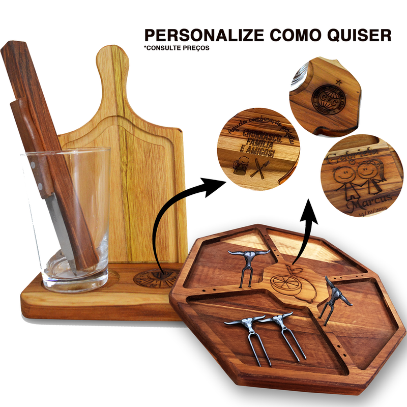 KIT BOTECO CAIPIRINHA E PETISQUEIRA